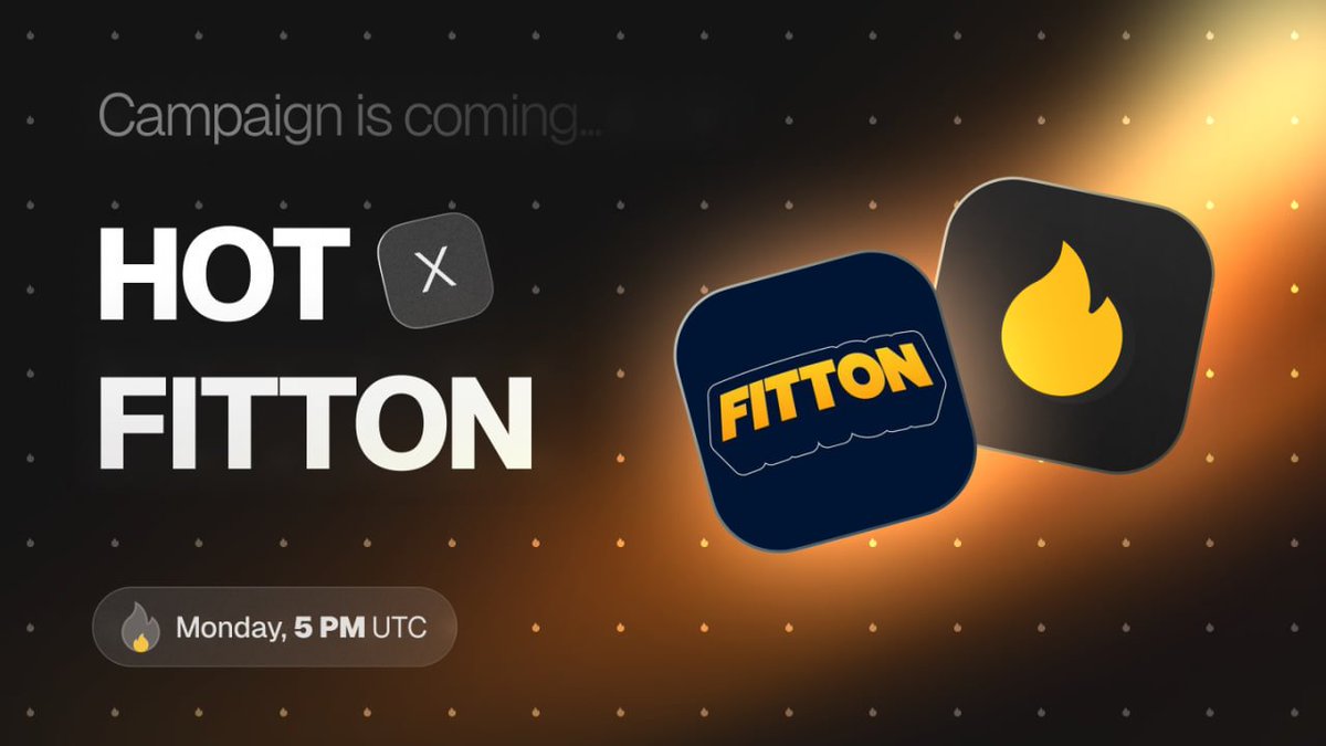 🔥 HOT x <a href="/fitTON_app/">FITTON</a> 🔥

FITTON, the newest gem 💎 on Telegram and winner of the HOT Hackathon, just launched their mini app! They even had their own booth at the TON Gateway conference 🤯  

To celebrate our partnership, we’re kicking off an exclusive campaign this Monday at 5