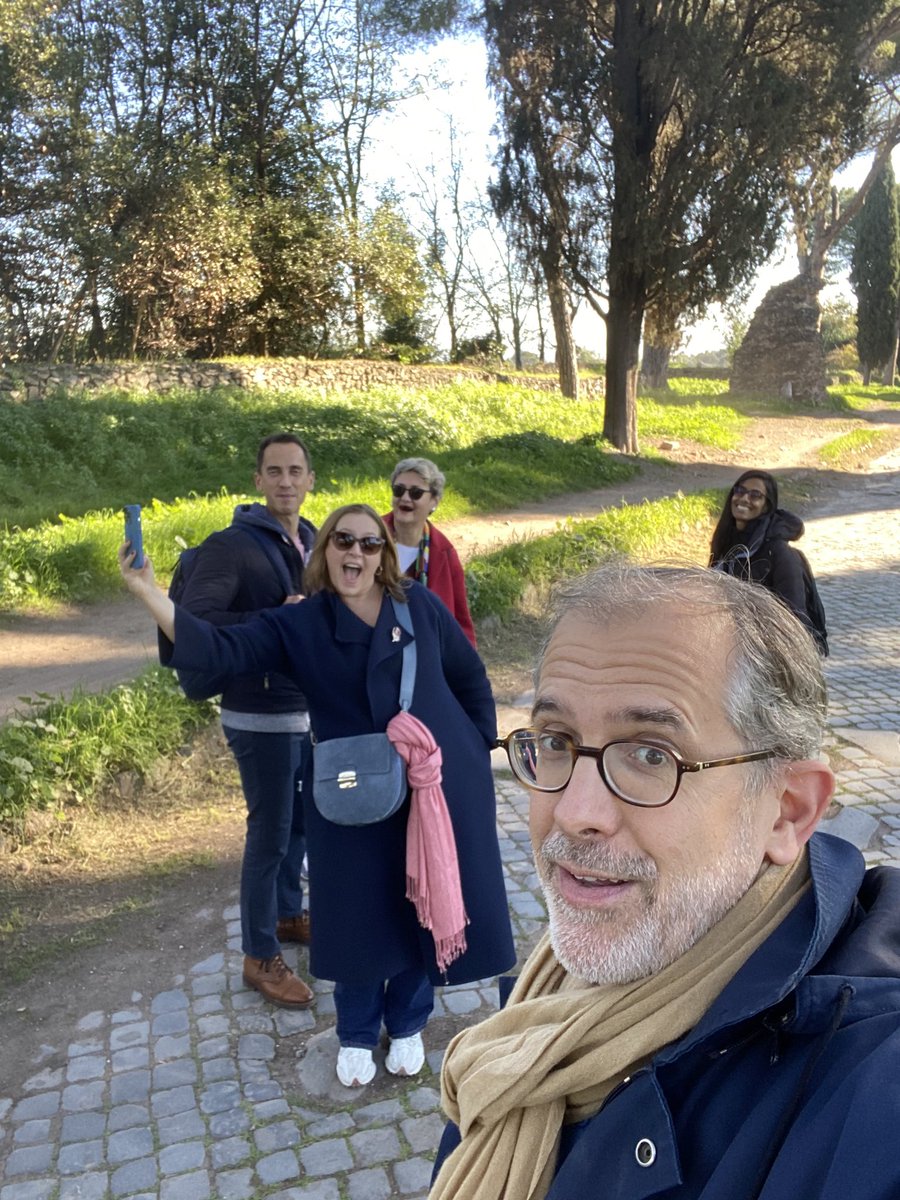 AndreasvBrandt's tweet photo. @jensstoltenberg @NATO former #DDPOs + @LungescuOana reunion in #Rome. Lots of talk about common issues, ie. #food, #security, #preparedness, #resilience, #Russia , #China, “one for all, all for one” + friendship @meszikrisztian @emjfrost Thanks @VillaMassimoRom @germany_un_rome https://t.co/QTjrAYvgvy