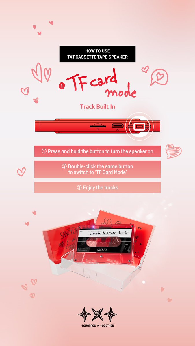 daysgo_together's tweet photo. INA GO 🇮🇩
OPEN PO TXT ALBUM "THE STAR CHAPTER: SANCTUARY" CASSETTE TAPE SPEAKER VER.

690k dp 630k
✅ bersih ina incl. handcarry 
💳 avail cicil payment spaylater / cc

📍 go dom jabar, testi line x shopee 1000++
⏰ close 27 november 2024 | 6 PM WIB
💌 dm ♥︎
t. wts https://t.co/g6G7Qxii77