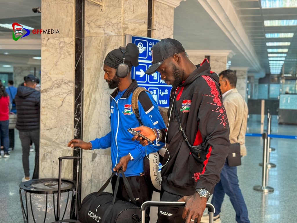 Just landed in Tunis. Now going through the immigration protocols before heading out to our hotel. We’ll train this night at 19.00 GMT ahead of tomorrow’s match which will also kick off at the same time