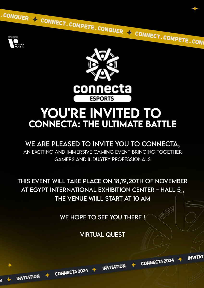 LadiessArena's tweet photo. Ladies Arena is waiting for you at Connecta🎮

استنونا في كونكتا من 18لــ 20 نوفمبر مع @vq_gamers, هنلعب ونكسب ونستمتع وغير كده هيبقى في Cosplay Showdown يومياً 

والأهم هنشجع بكره ساندرا ولولي في بطولة Connecta Content Clash 
مستنينكم!
#NewEraForLadies #LadiesArena  #Connecta24 https://t.co/24JHbgn9bj