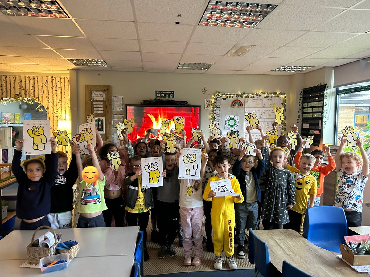 We were amazed by so many children dressing up for <a href="/BBCCiN/">BBC Children in Need</a> this year! The school raised lots of money and we were able to share our ideas about how we would be able to raise money for future charity days #BGExtra 🐇