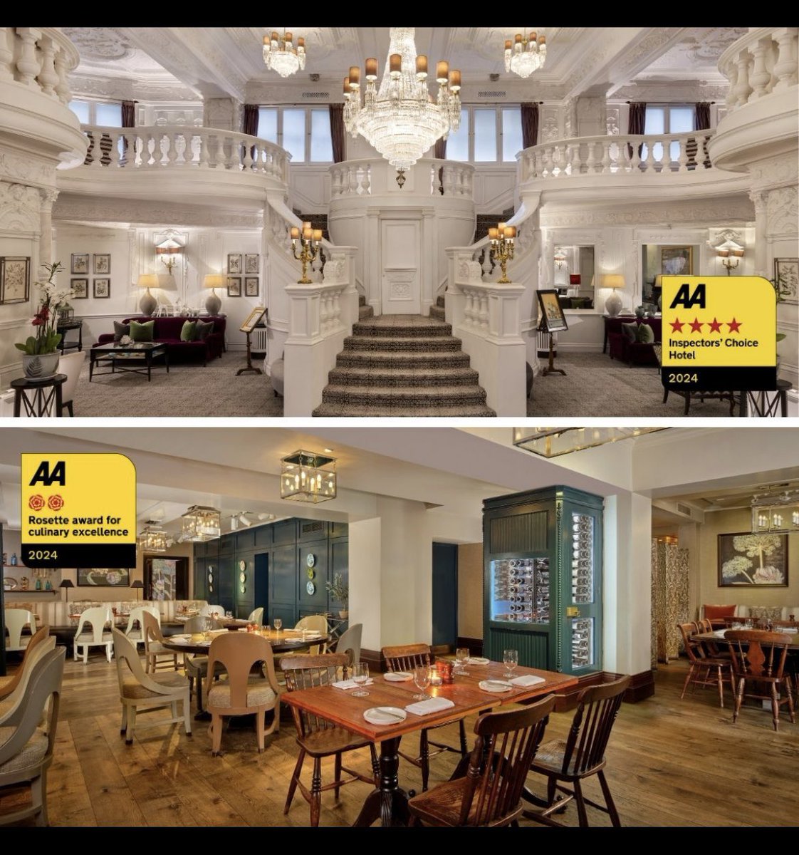 Ben Bartlett (@bbqben1) on Twitter photo Looking forward to the Masterchefs Gala Lunch tomorrow at St. Ermin's Hotel in London recently awarded '4 AA Red Stars' and '2 AA Rosettes for Culinary Excellence'.
<a href="/masterchefsgb/">Master Chefs of Great Britain</a> <a href="/LoveBritishFood/">Love British Food</a> <a href="/sterminshotel/">St. Ermin's Hotel</a>
#aaawards #hospitality #londonhotels #galalunch Looking forward to the Masterchefs Gala Lunch tomorrow at St. Ermin's Hotel in London recently awarded '4 AA Red Stars' and '2 AA Rosettes for Culinary Excellence'.
<a href="/masterchefsgb/">Master Chefs of Great Britain</a> <a href="/LoveBritishFood/">Love British Food</a> <a href="/sterminshotel/">St. Ermin's Hotel</a>
#aaawards #hospitality #londonhotels #galalunch