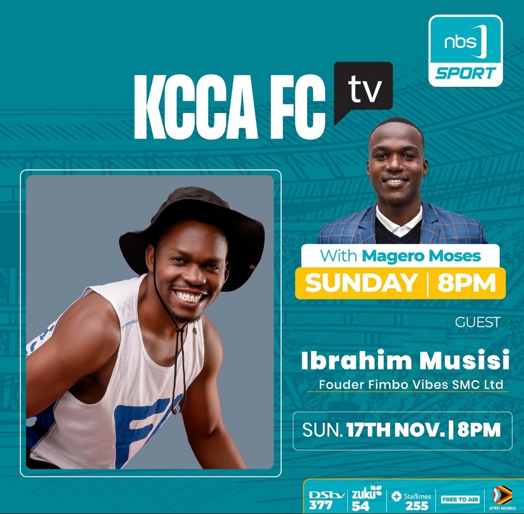 KCCAFC's tweet image. Cityzens, tonight, 8PM showing on #KCCAFCTV via @NBSportUg, catch the exclusive interview of our goalkeeper @mugolofa, a guest appearance from Ibrahim Musisi (Fimbo Vibes) and everything to do with our @KCCAFCAcademy
and the upcoming #StarTimesUPL fixture against @Nec_Fc

Make a