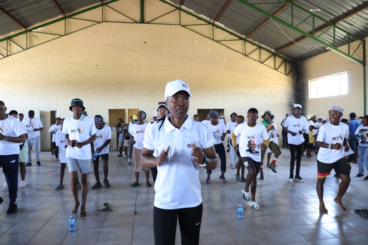 actonlinesa's tweet photo. Moving together for a healthier tomorrow! Our members joined the community in an energizing aerobics session, promoting unity and well-being. Stronger together, one step at a time! #CommunityHealth #ACTiveLiving #VoteACT #VoteACT2026

Ace Magashule Ndlozi EFF MK Party Zuma South Africa Zozi Mofaya