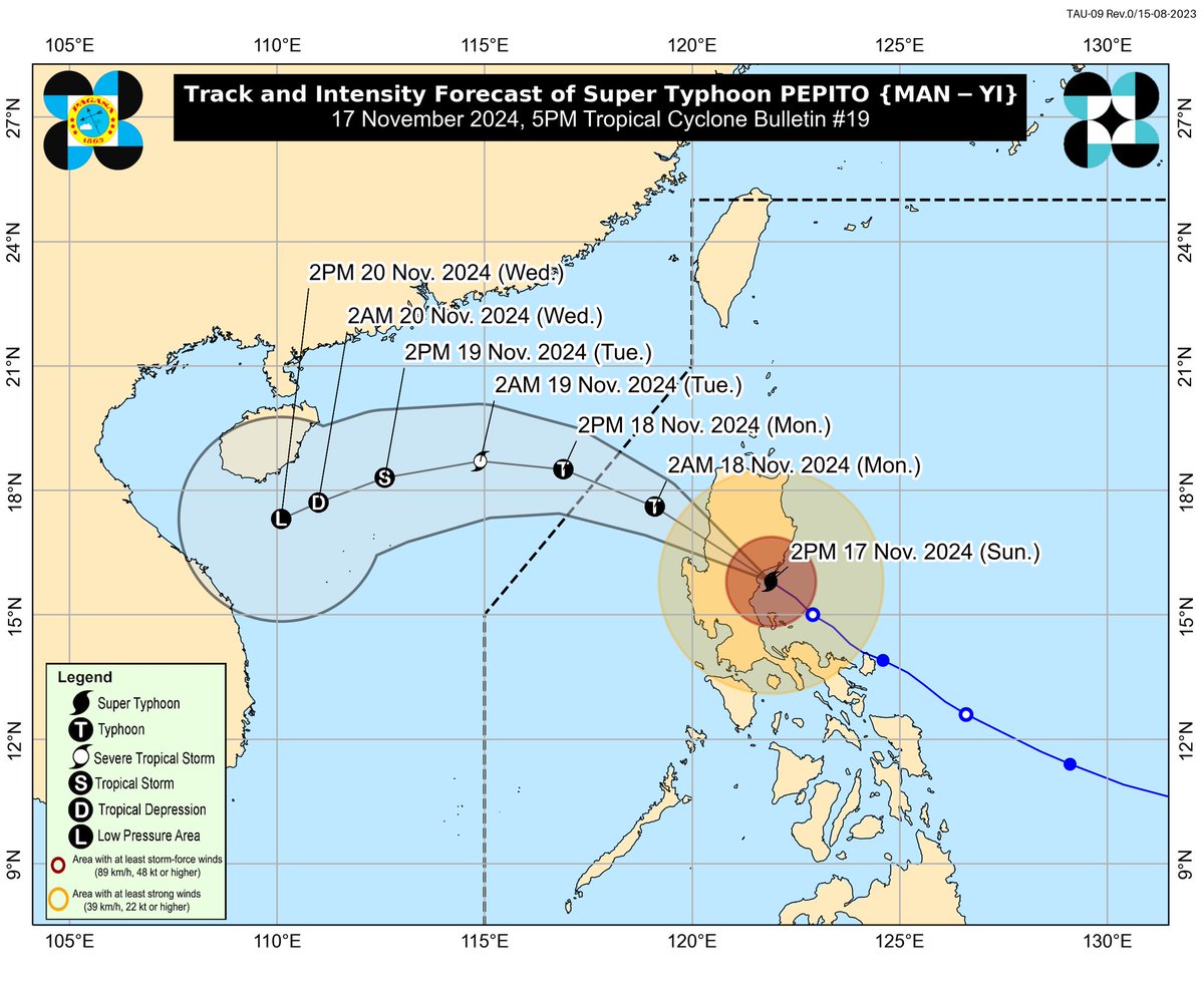 PSPHSurpemo's tweet photo. Violent Typhoon #Manyi/#PepitoPH (25W)

Man-yi Has Make 2nd Landfall in VICINITY OF DIPACULAO, AURORA As Category 4 Typhoon After Eyewall Replacement Cycle was unable and Completed After 1st Landfall in Catanduanes.

Source: PAGASA, JTWC, JMA, NOAA. https://t.co/ynUYS29utn