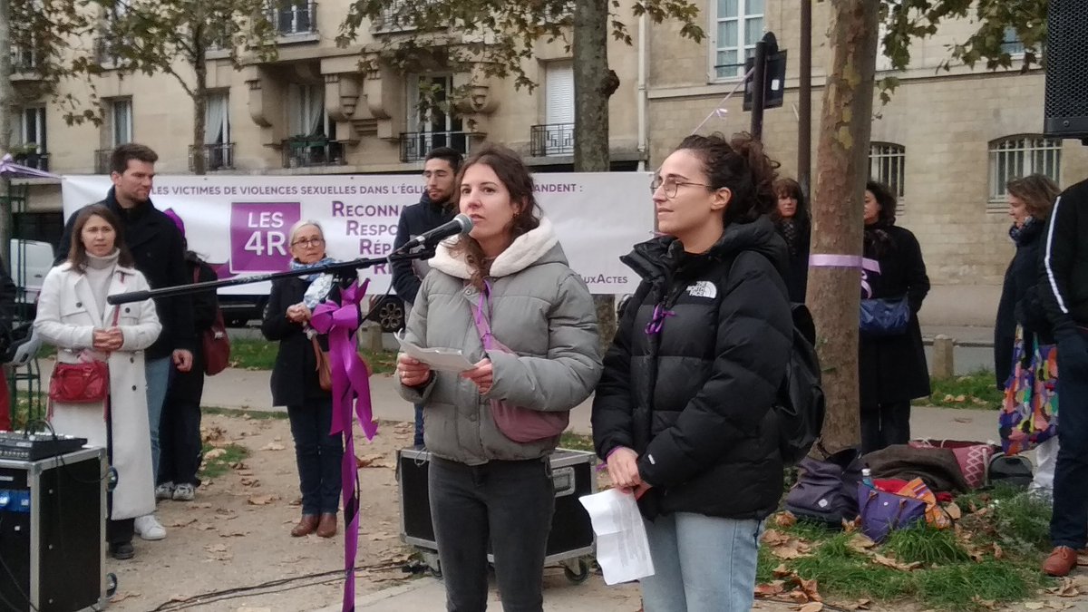 MartinePatron's tweet photo. @assoparoleactes Très belles et émouvantes prises de paroles d'associations de victimes et collectifs dont @CPLEnfance @comitejupe @anastasis_coll @ReseauCCBF  pour que les choses changent dans l'Eglise et que les 45 recommandations de la #Ciase soient effectivement mises en œuvre ! https://t.co/y5Lcvye7SP