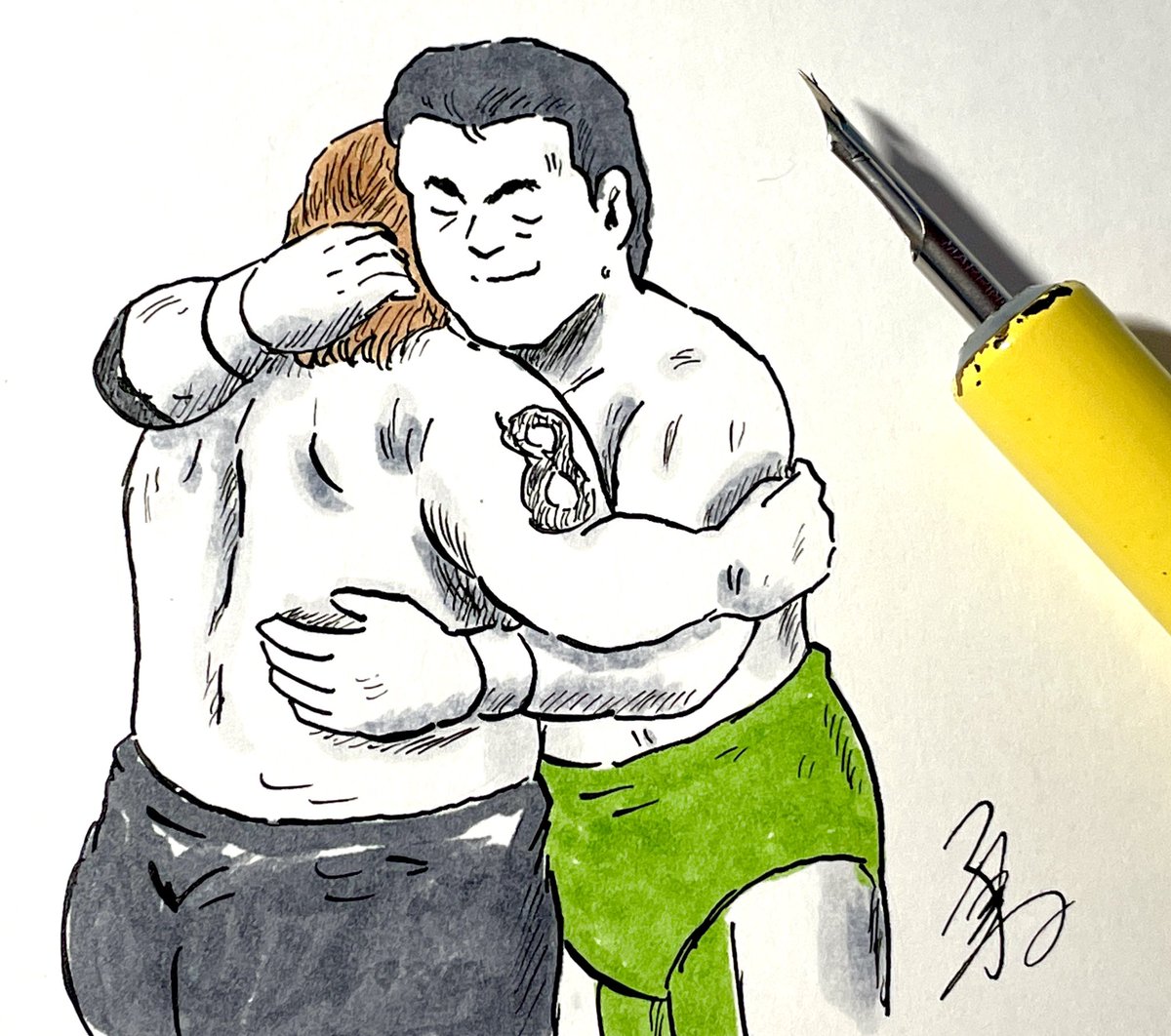 斎藤彰俊選手。
長い間本当にお疲れ様でした🥹
今日は三沢さんも見守っていましたよね。。
#noah_ghc