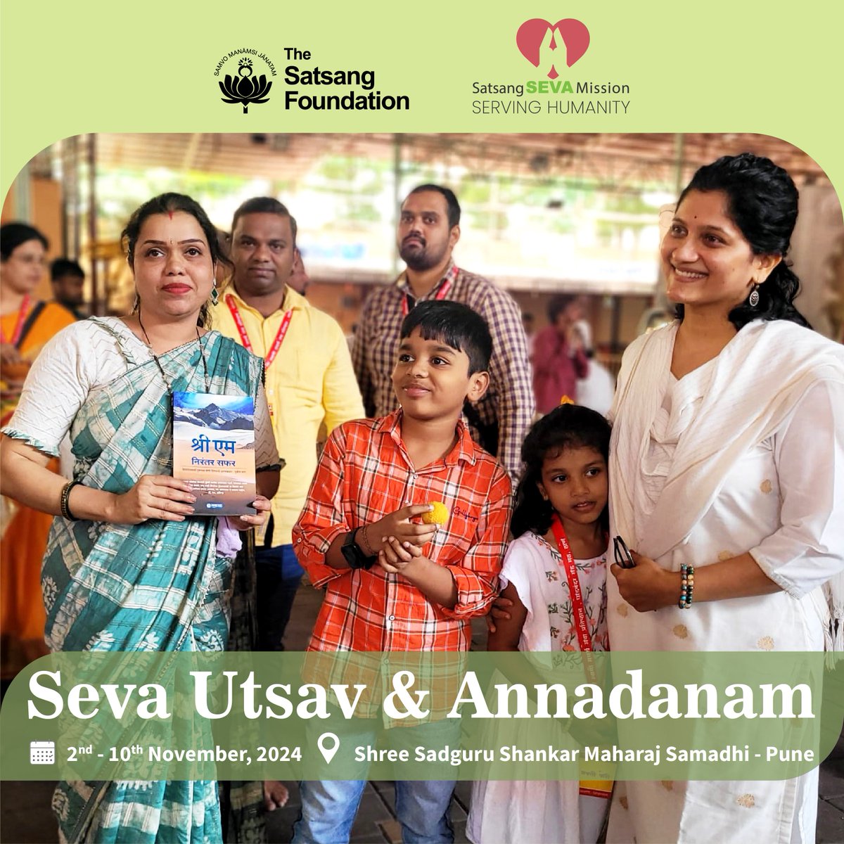SatsangTweets's tweet photo. Tributes on Sri M’s 75th birth anniversary from partners of The Satsang Foundation (TSF) in #AviralGodavari Mission & Satsang #JalSeva Sangatan in #Nashik, #Shirdi, Kopargaon, #Kolhapur, #Igatpuri, #Ujjain, #Pune etc.
#RiverRevival #Water #SJSS #WaterSecurity #SevaUtsav #Rivers https://t.co/UfnGcuJixm