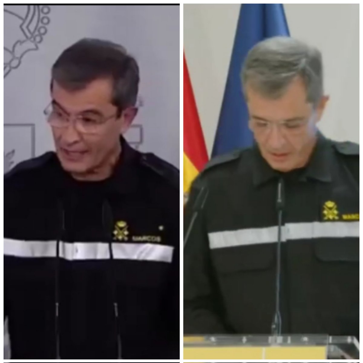 El responsable de la UME envejece 20 años en 10 días por lo mucho que le remuerde la conciencia.