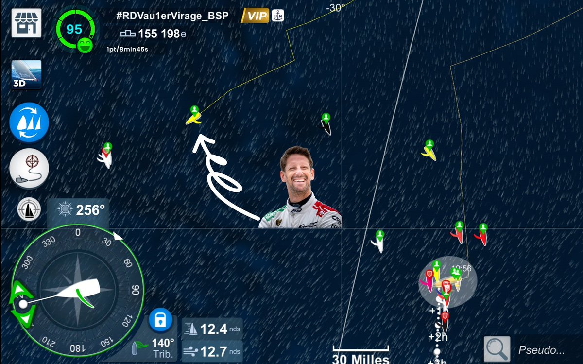 Julien_FEBREAU's tweet image. J+8...
@RGrosjean le “Jean-Claude Dusse&quot; du @VendeeGlobe sur @VirtualRegatta ou la stratégie du &quot;Vas-y fonce ! Oublie qu&apos; t&apos;as aucune chance&quot; !! 🧑‍✈️⛵👏