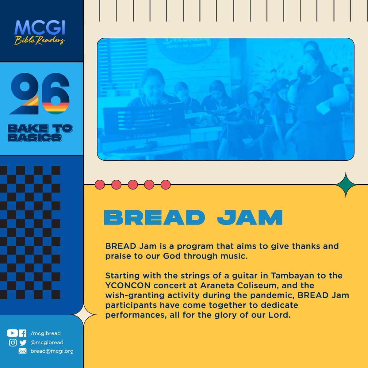 mcgibread's tweet photo. 21 days left! Get Bready to sing with us! It’s a jam!

#BREADThankfulat26
#MCGIBibleReadersat26
#Baketobasics

PSALMS 92:1 (KJV)
It is a good thing to give thanks unto the Lord, and to sing praises unto thy name, O Most High: https://t.co/S0zOloata3