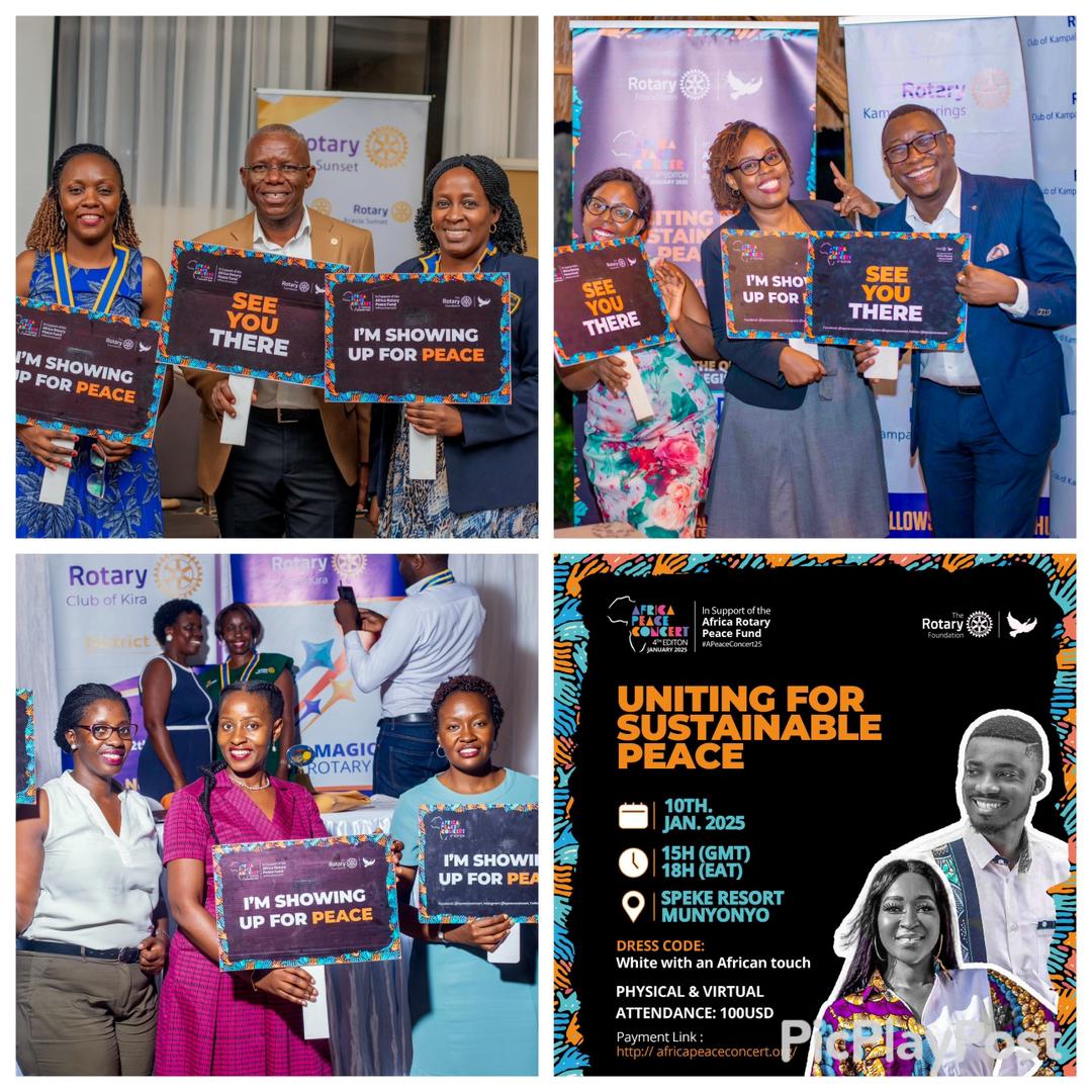 RotaryMedia256's tweet photo. Together, we can create a harmonious world. πΆβ¨
Donβt miss the Africa Peace Concert Edition 4.
π
January 10, 2025 | β° 15H (GMT)
π https://t.co/PzwKQmGfUF
#APeaceConcert25 #EngageForPeace https://t.co/yrzTHf7TmG