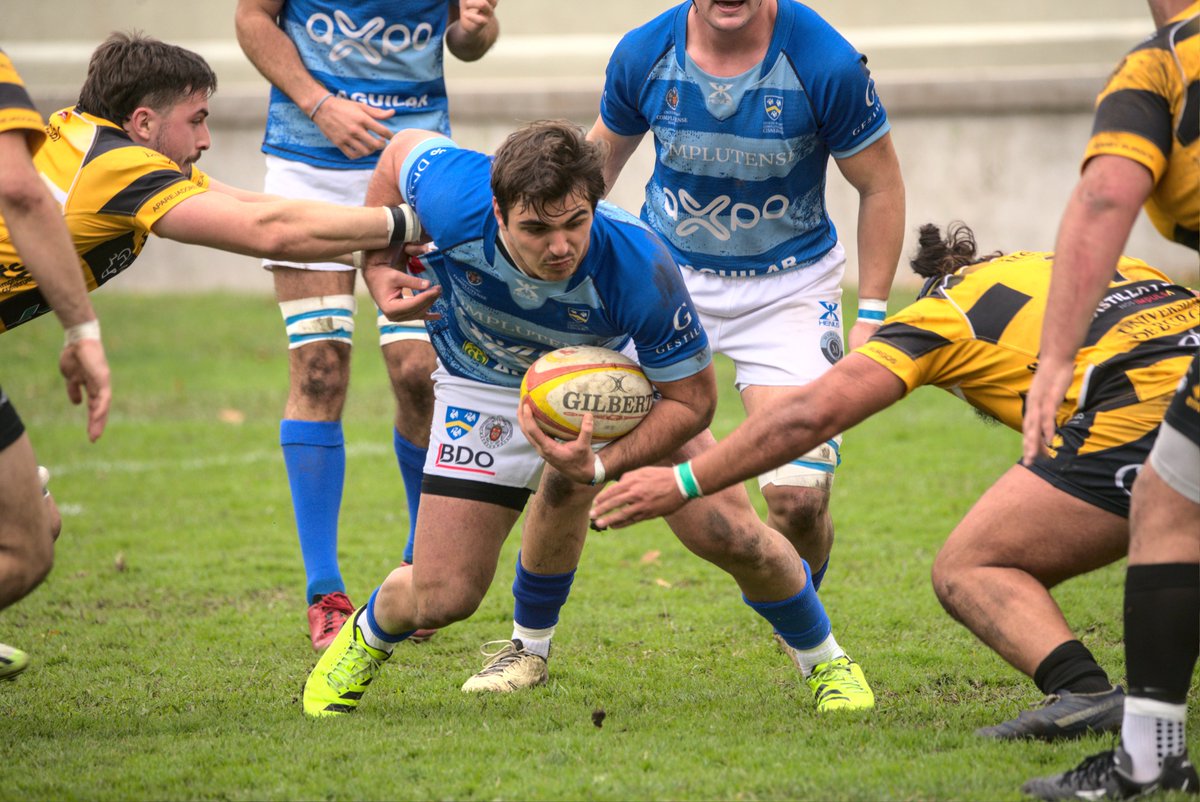 CarlosAL_WP's tweet photo. Parabá en el Central B. Victoria de @Cisneros_Rugby Sub23 sobre @RugbyAparejos en el partido de la Liga @kpmg_es Emerging de @dhferugby.
#Parabá #Rugby #Cantera #RealSub23 https://t.co/VRoMFmE0Me