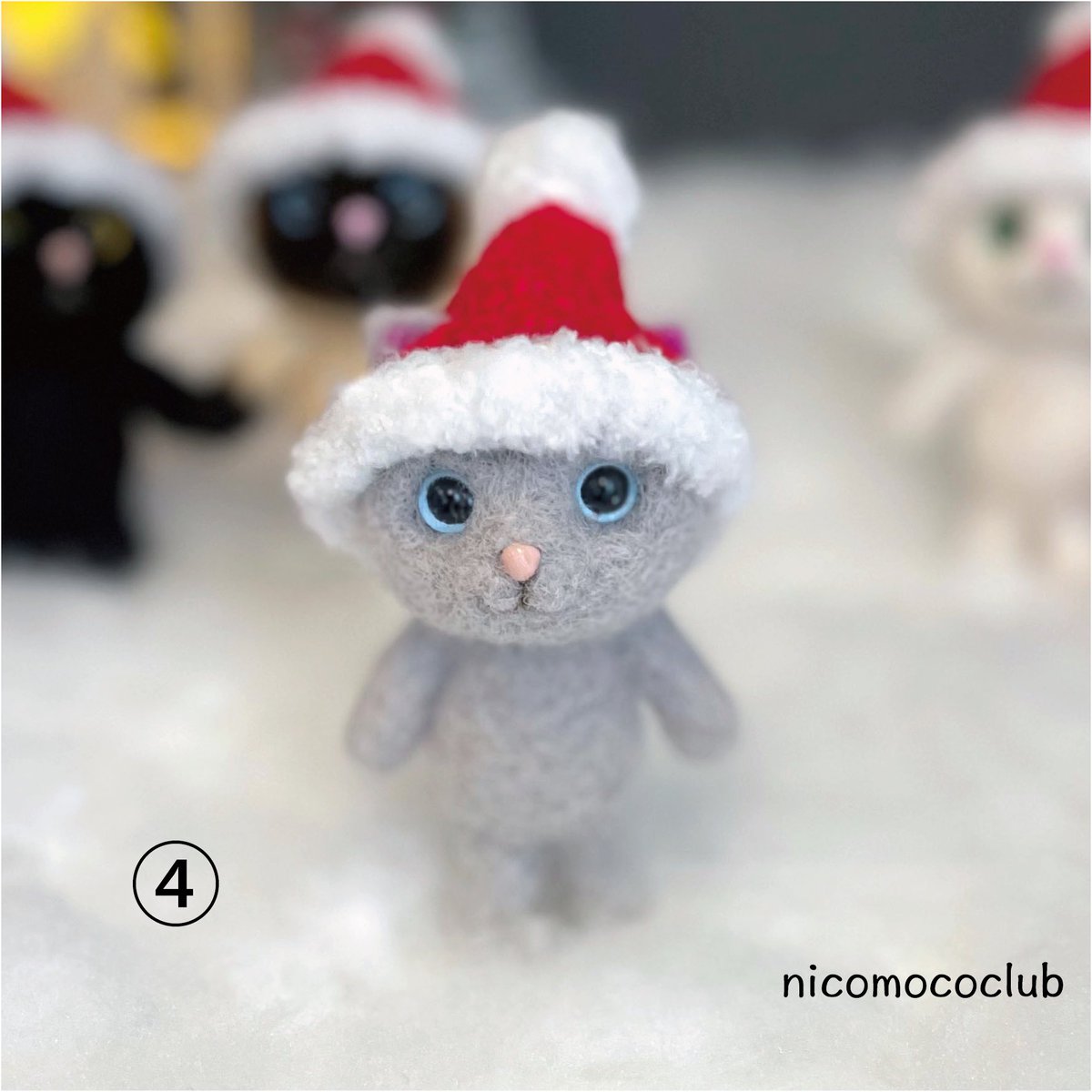 nicomococlub's tweet photo. みんなでクリスマス2

#mineで販売中
#クリスマス
#羊毛フェルト
#ハンドメイド https://t.co/5RK3ExYAIc