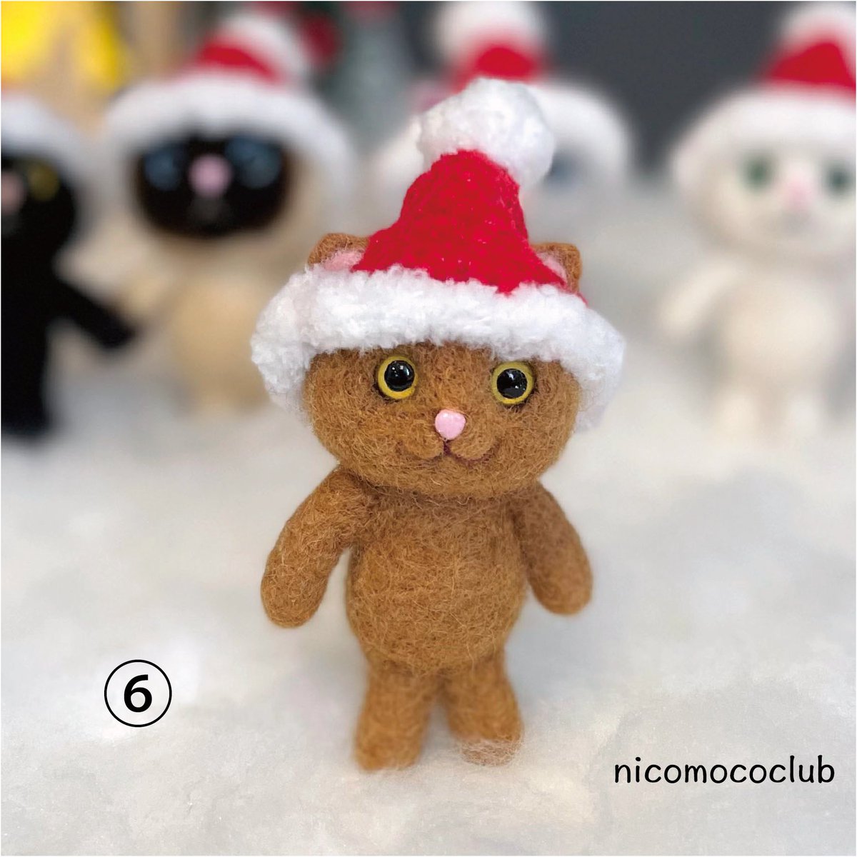 nicomococlub's tweet photo. みんなでクリスマス2

#mineで販売中
#クリスマス
#羊毛フェルト
#ハンドメイド https://t.co/5RK3ExYAIc