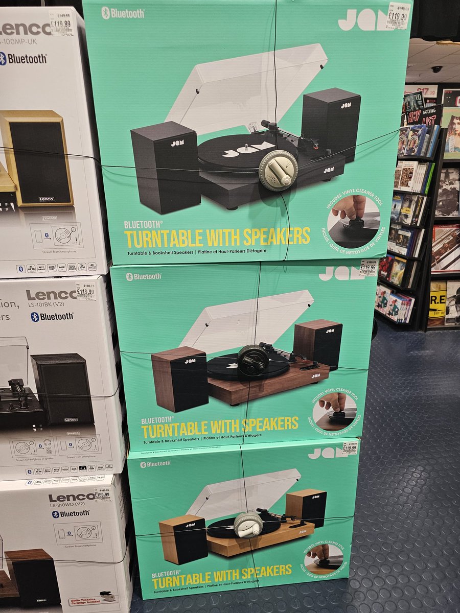Why wait until #blackfriday ? and Pick up this bargain Turntable &amp; Speaker set in store now. <a href="/ShowcaseCumbria/">Showcase Cumbria</a> <a href="/TheLanesSC/">The Lanes Shopping</a>