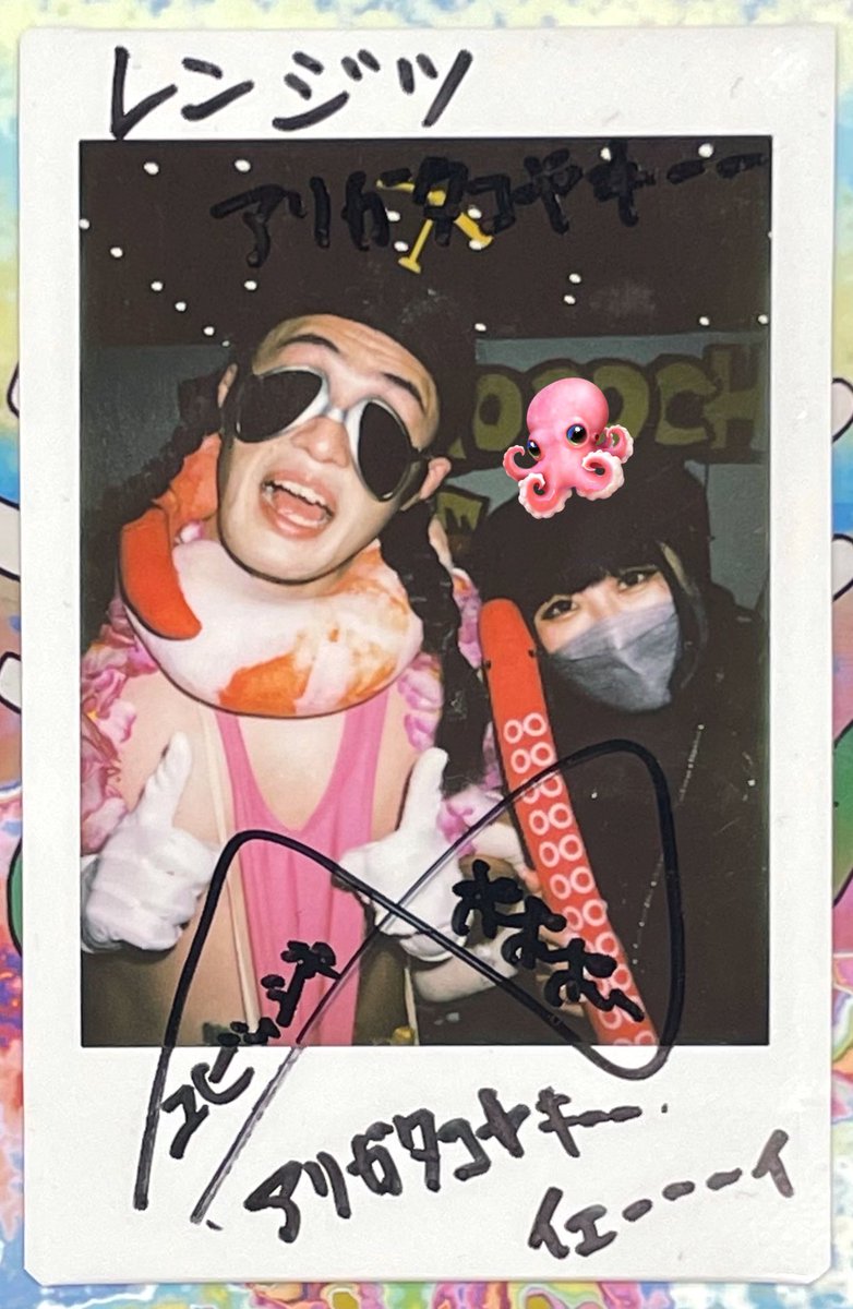 ユビッジャ・ポポポー氏と連日チェキ撮れたのでかなり今回のデザフェス