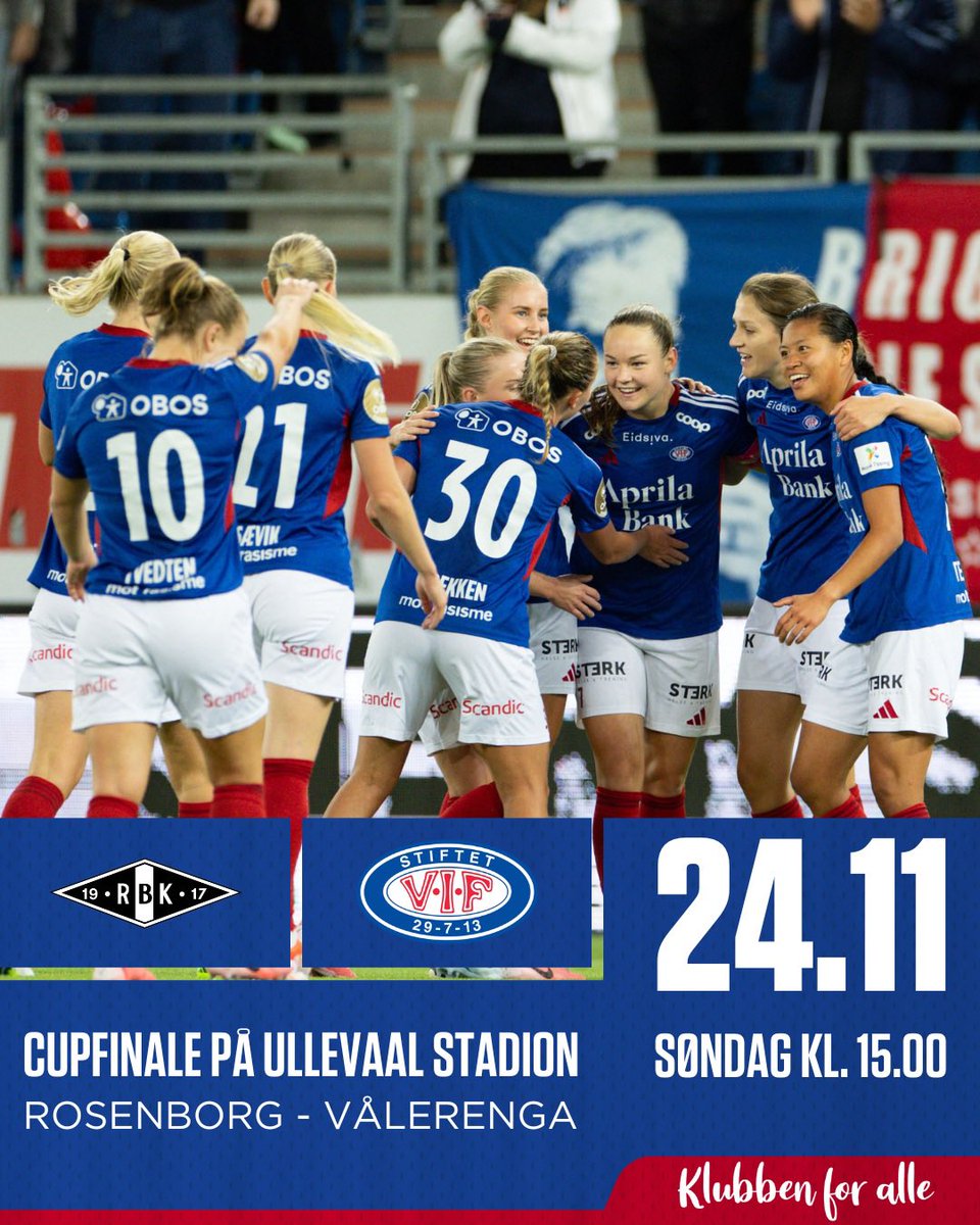 Klare for en sjuk uke!! 

🔗 vif-damefotball.no/nyheter/mange-…