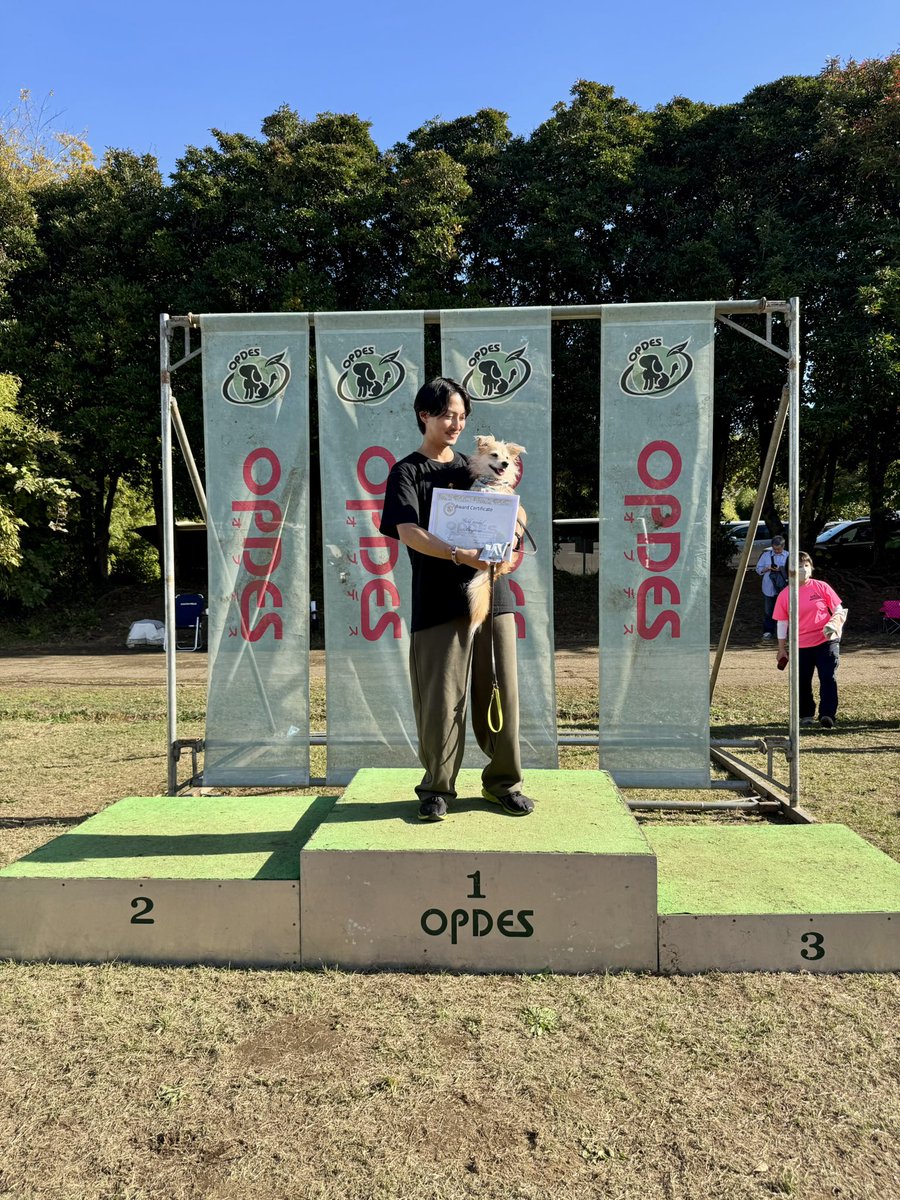 itsukisan's tweet photo. 雑種いなり、初のドッグアジリティ公式大会1位🦊
よく頑張りました！ https://t.co/puQOM8P7xv