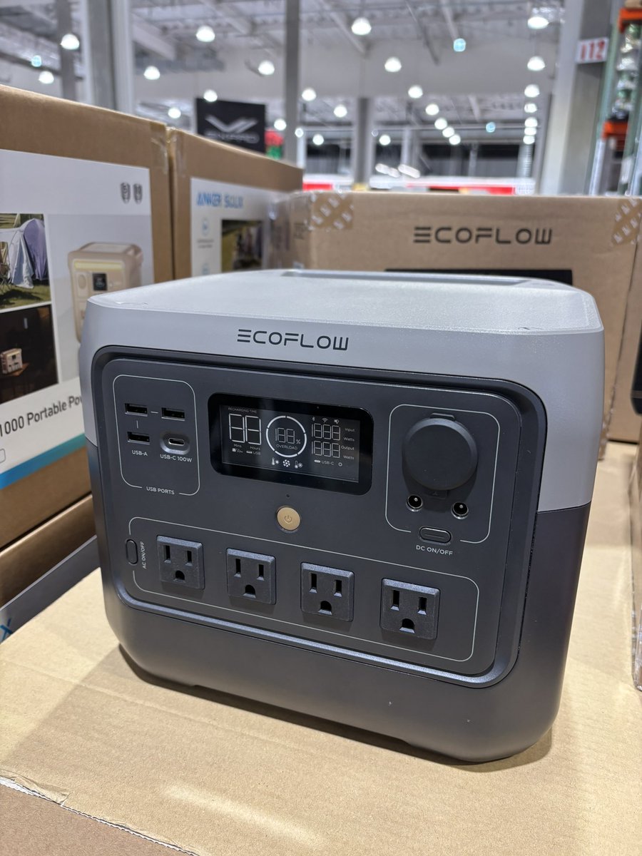 店頭引き取り限定】【アウトレット】EcoFlow 大容量ポータブル電源