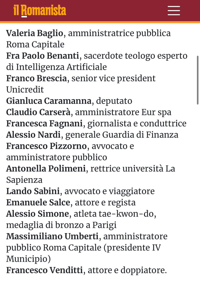 Preti, alta finanza, politica nazionale e locale, forze dell’ordine… Le nuove nomine dei Cavalieri della Roma UTR sono un manifesto di DC &amp; Romanismo.