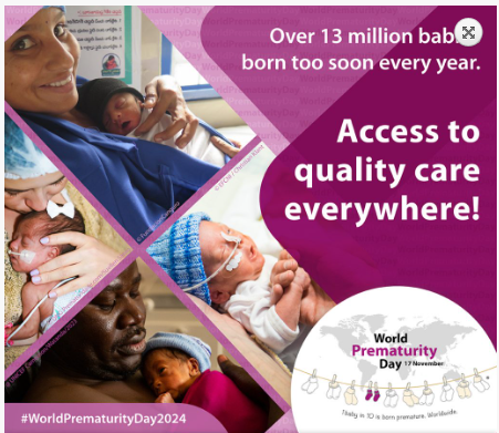 Kenyapaeds's tweet image. This #WPD2024, let's raise awareness for the 1 in 10 babies born too soon. Access to quality care can save lives and give every child a chance to thrive. #PrematurityAwareness #BornTooSoon #AfyaYaWatotoWetu
Here's a link to this year's factsheet: kenyapaediatric.org/celebrating-wo…