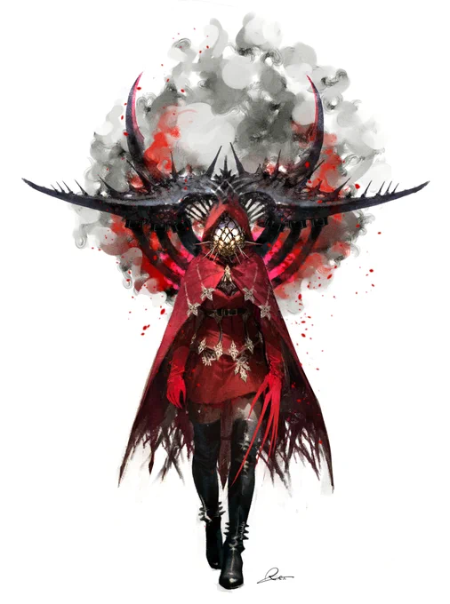 逃げても逃げても追いかけてくる…。 仮面の下は……超美人らしい……。。 