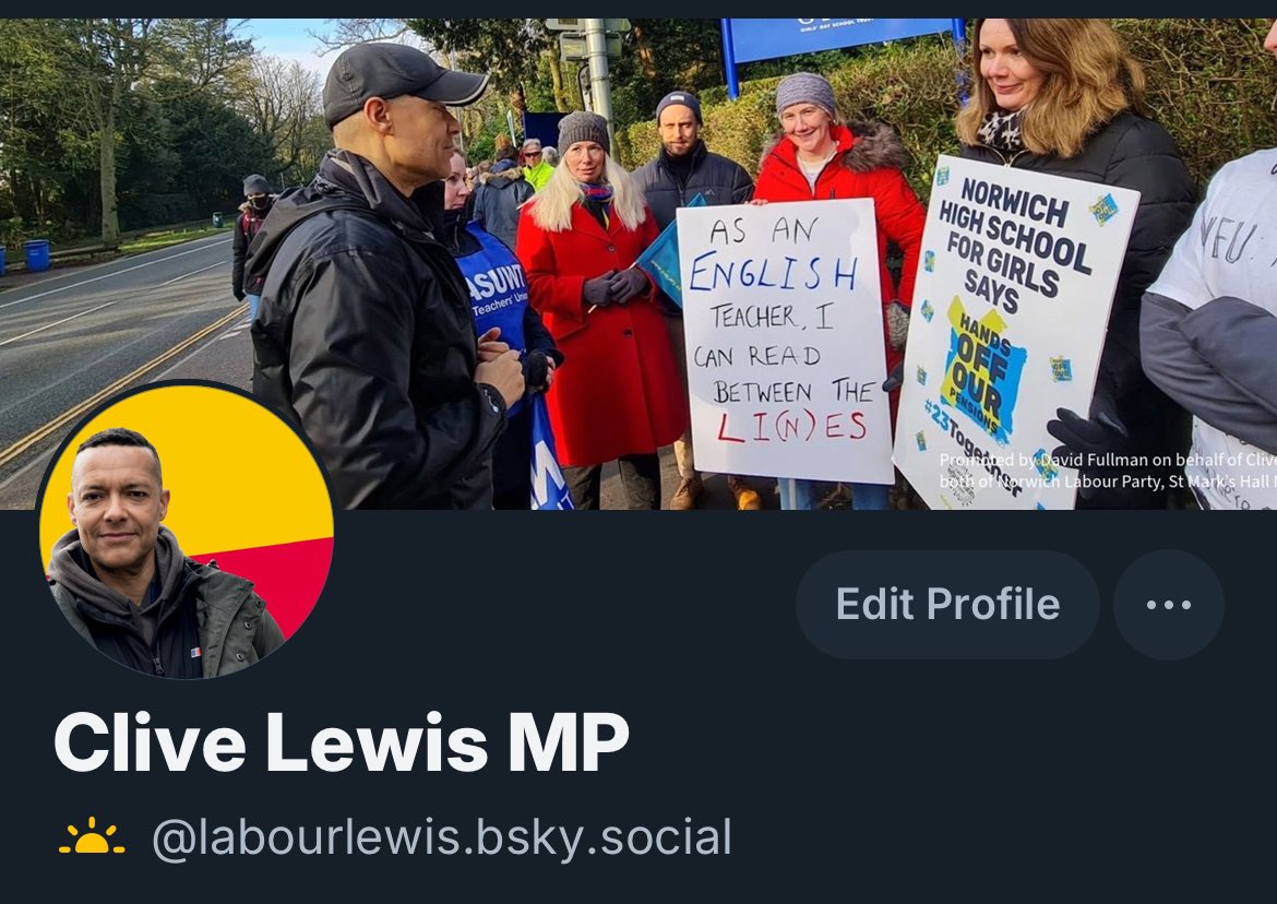 Clive Lewis MP tweet media