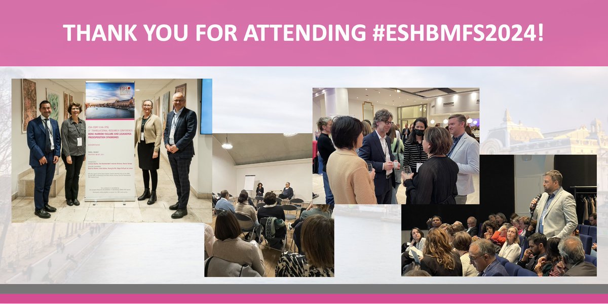 ESH (Haematology) (@eshaematology) on Twitter photo 🎉 #ESHBMFS2024 Many thanks to <a href="/CarmemBonfim1/">Carmem Bonfim</a>, <a href="/brummendorf/">Tim Brümmendorf</a>, A. Risitano & <a href="/SharonSavageMD/">Sharon A. Savage, M.D.</a>, to the faculty & to all the participants for this great 3-day conference in Paris 🇫🇷
Our last event of the year!
See you in 2025 for the next #ESHCONFERENCES ➡ esh.org/conferences 🎉 #ESHBMFS2024 Many thanks to <a href="/CarmemBonfim1/">Carmem Bonfim</a>, <a href="/brummendorf/">Tim Brümmendorf</a>, A. Risitano & <a href="/SharonSavageMD/">Sharon A. Savage, M.D.</a>, to the faculty & to all the participants for this great 3-day conference in Paris 🇫🇷
Our last event of the year!
See you in 2025 for the next #ESHCONFERENCES ➡ esh.org/conferences