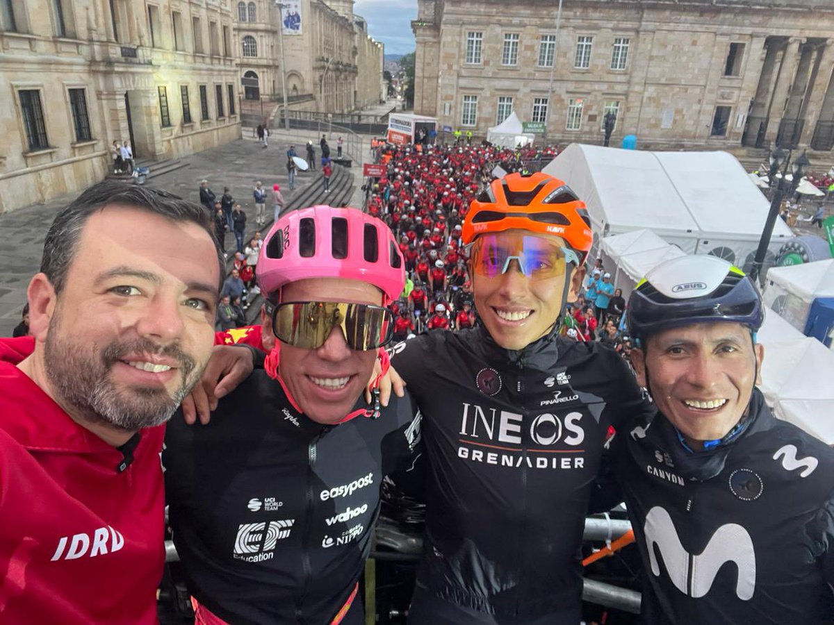Carlos F. Galán (@carlosfgalan) on Twitter photo Hoy la capital de la bici hace historia con el primer Gran Fondo urbano de Colombia.
Más de 5,500 ciclistas recorrerán, junto a <a href="/Eganbernal/">Egan Arley Bernal</a>, <a href="/marianapajon/">Mariana Pajon</a>, <a href="/UranRigoberto/">Rigoberto Uran</a>, <a href="/victorhugopenag/">Victor Hugo Pena/ OLY</a>, @NairoQuinC, <a href="/fabioparracol/">Fabio Parra</a> y muchos más, nuestra ciudad y los altos de Patios y el Hoy la capital de la bici hace historia con el primer Gran Fondo urbano de Colombia.
Más de 5,500 ciclistas recorrerán, junto a <a href="/Eganbernal/">Egan Arley Bernal</a>, <a href="/marianapajon/">Mariana Pajon</a>, <a href="/UranRigoberto/">Rigoberto Uran</a>, <a href="/victorhugopenag/">Victor Hugo Pena/ OLY</a>, @NairoQuinC, <a href="/fabioparracol/">Fabio Parra</a> y muchos más, nuestra ciudad y los altos de Patios y el