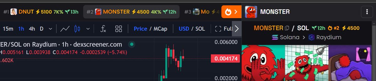 can we be #1 for today @MonsterCoinSol holder? pump it and push P