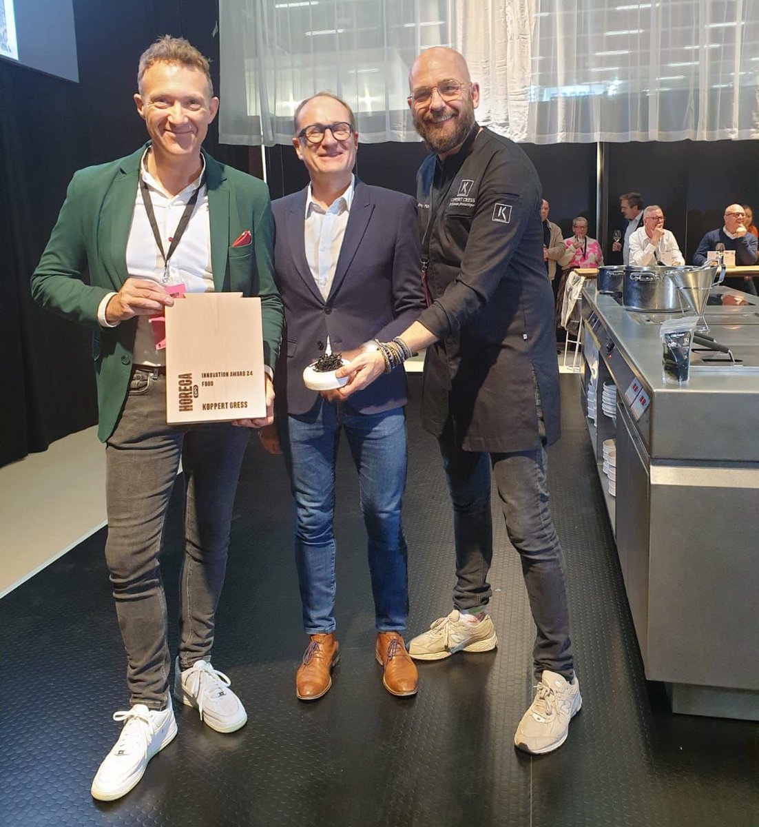 koppertcress's tweet photo. Whooooahhh! Codium Blue wins Horeca Expo (Gent) Innovation Award 2024 #horecaexpo #koppertcress #codium https://t.co/8XesKq4uFA