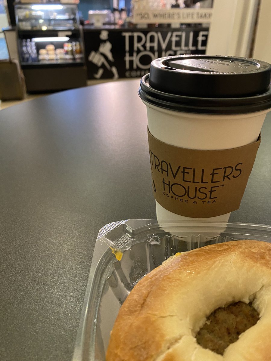 Shout out to <a href="/sgftravellers/">Travellers House</a> for being open at 4:30 a.m. to serve early travelers out of <a href="/flySGF/">SGF Airport</a>