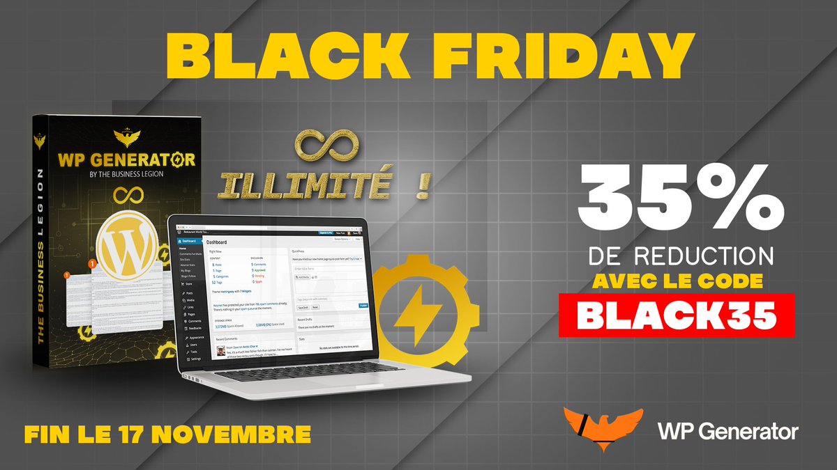 WP Generator tweet media