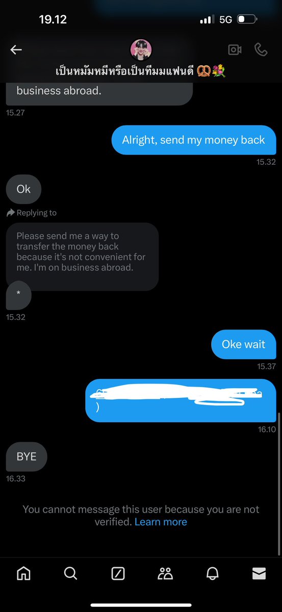 daileee20_'s tweet photo. Ini aku kena scam ceritanya? Wkwkwkwk https://t.co/dyGLEs8WBl