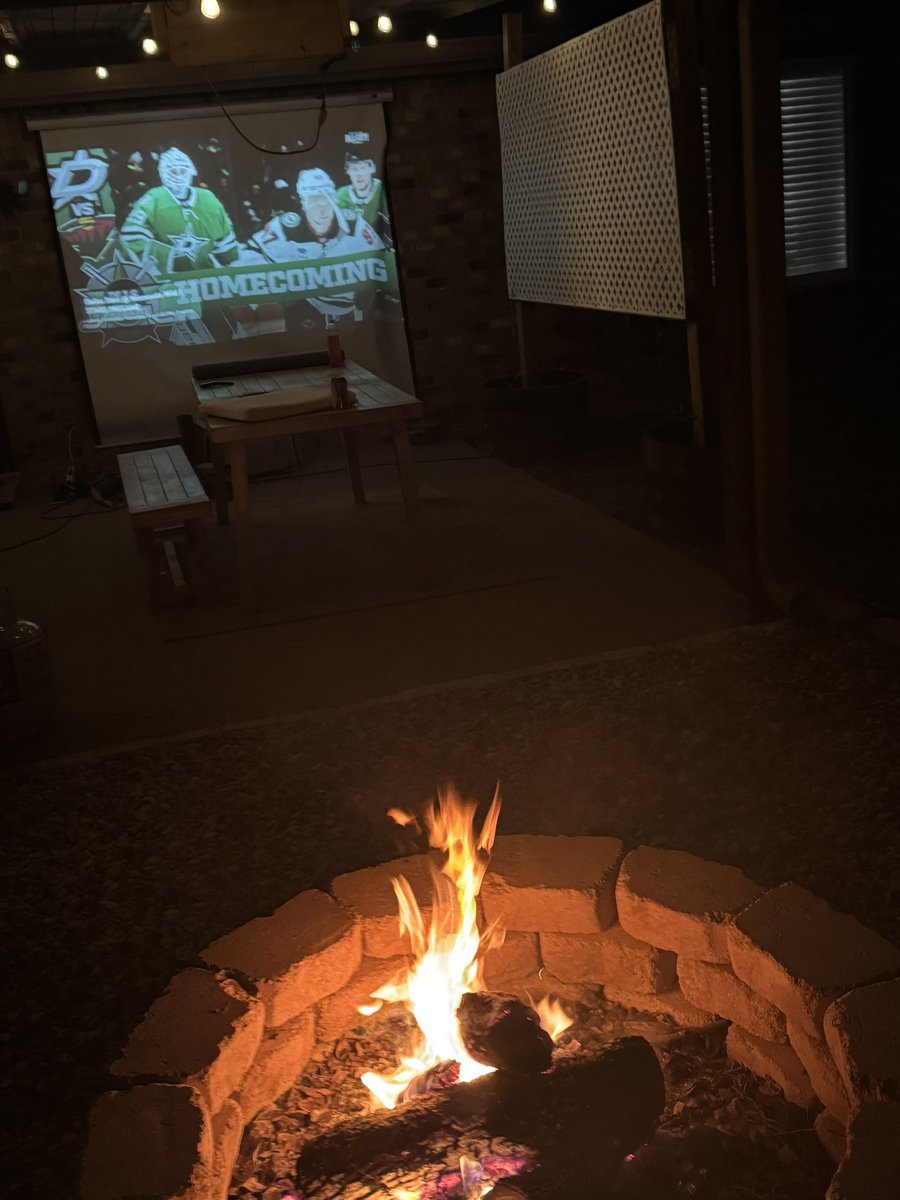 StarsFanTim's tweet photo. When we’re not at the AAC, we’re grillin and chillin with @victoryplustv! 

#StreamingOnVictory | #Sweepstakes https://t.co/NV5EqM1akN