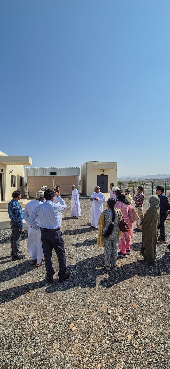 SERC_SQU's tweet photo. قام وفد من جامعة التقنية والعلوم التطبيقية بالمصنعة بزيارة إلى مركز أبحاث الطاقة المستدامة ( #serc )، وذلك للتعرف على المنشآت البحثية بالجامعة #squ https://t.co/l6s1J6COIB