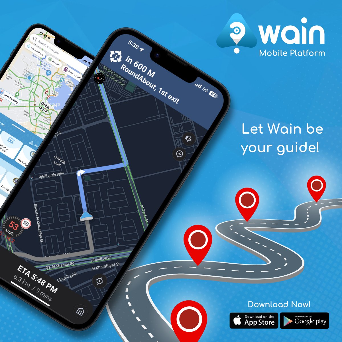 WainAppQatar's tweet photo. Looking for the best route? Let Wain be your guide!

Download now:
https://t.co/H6QsEXbMHD

#navigation #doha https://t.co/WQ713Rf6ej