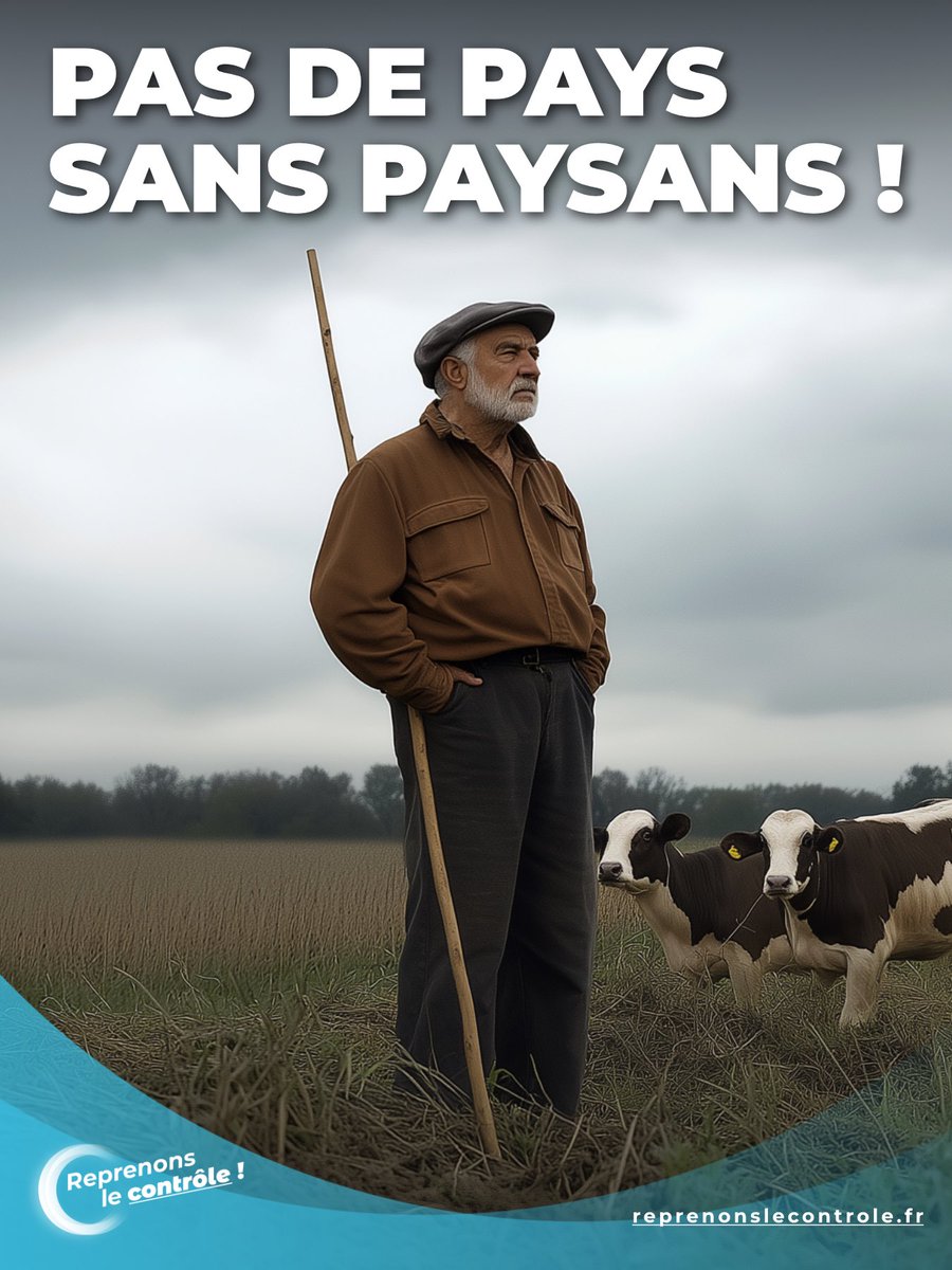 RLC_officiel's tweet photo. 🚜🇫🇷 Pendant que nos politiques se pavanent dans les stades de foot ou de rugby, nos paysans crèvent. Soutenons-les !
#Mercosur #Ceta #ReferendumUE #ReprenonsLeContrôle #stopMercosur #stopCeta #manif19nov https://t.co/YsuIWY8lWx