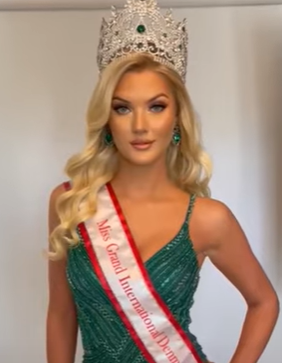EndTPeriodicals's tweet photo. Miss Universe 2024, Victoria Kjær Theilvig of Denmark. Congratulations to her. https://t.co/KWjyxjSO8D