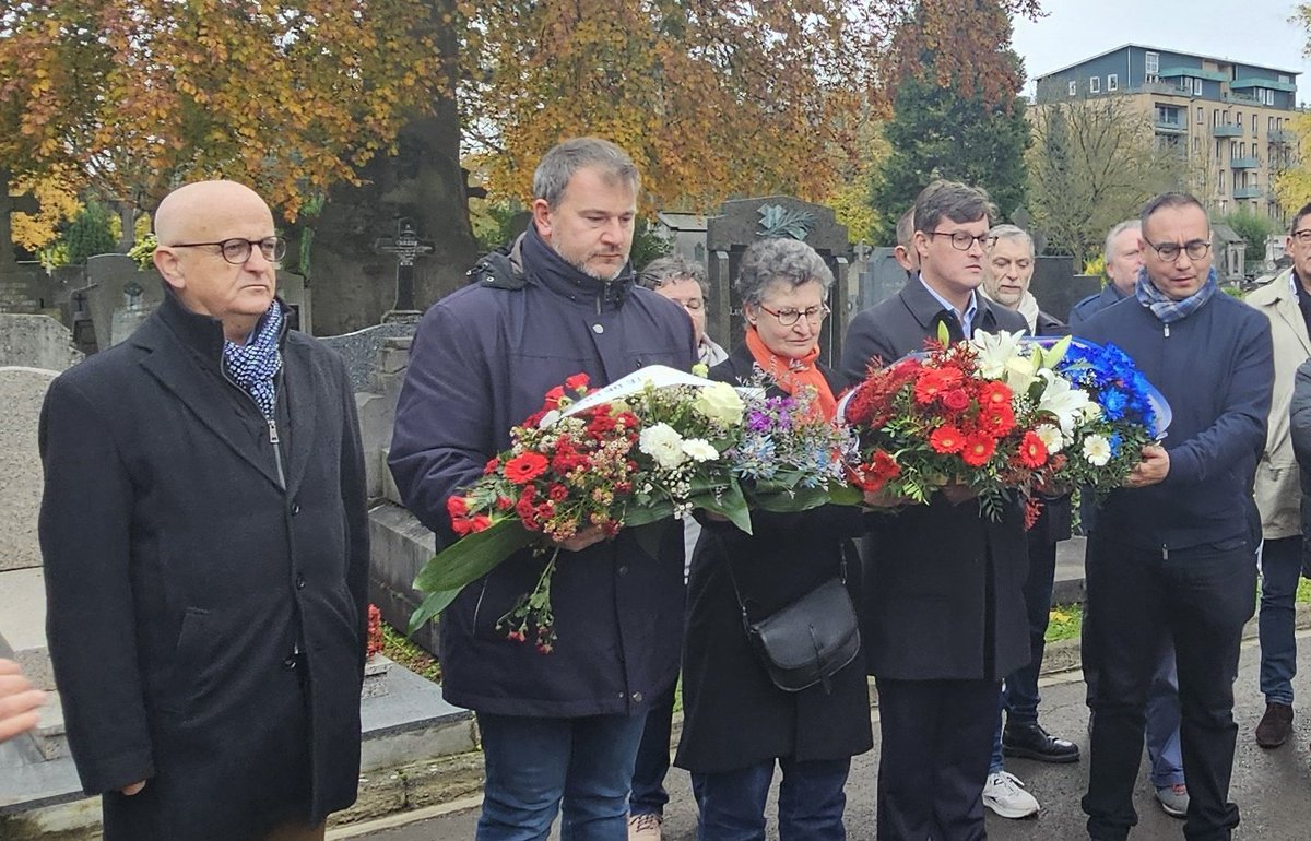 Les socialistes lillois avec les partis de gauche sont nombreux à rendre hommage à Roger Salengro, ancien Maire de Lille, symbole de la lutte contre l'extreme-droite. Nous demeurons ses héritiers dans les combats contre le racisme et le repli sur soi, poisons de notre société.