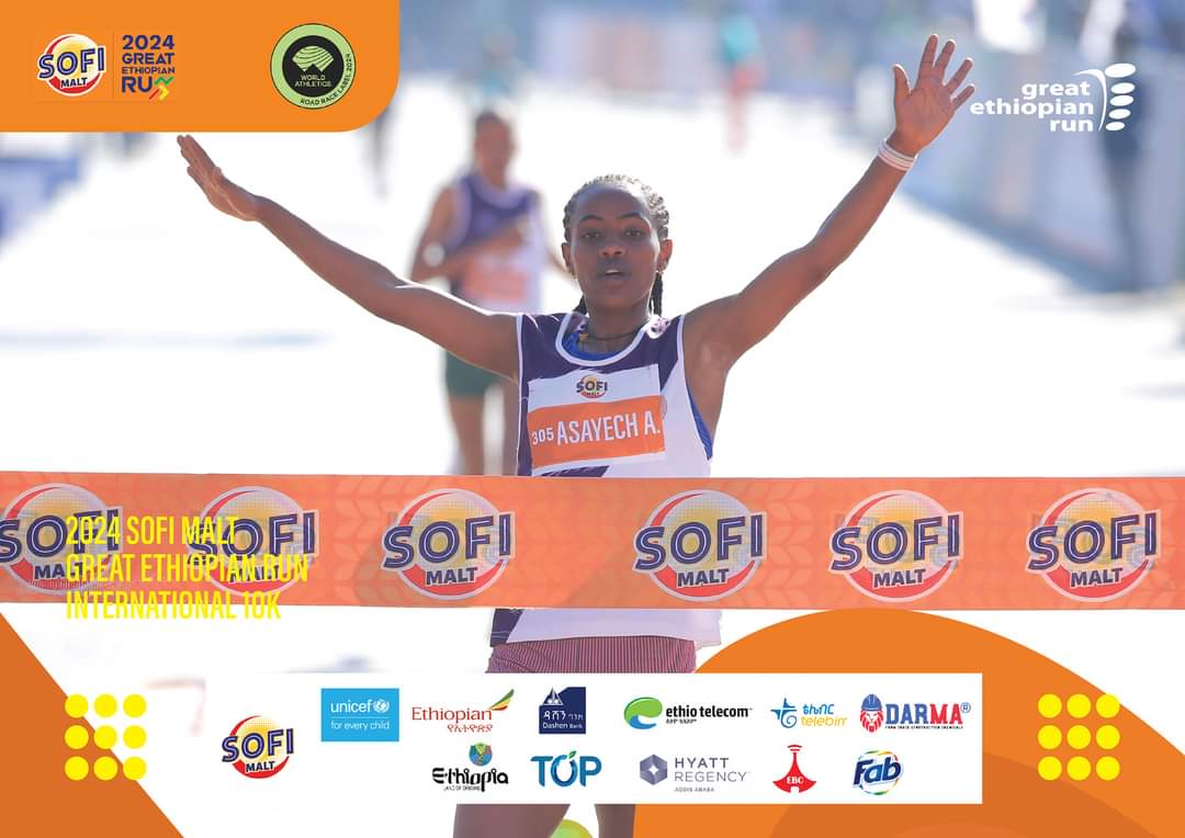 AbsheroTessema's tweet photo. Really great day!!
Asayech Ayichew, she wins Ethiopian. Great run, congratulations 🎊 https://t.co/zNiteMDFzE