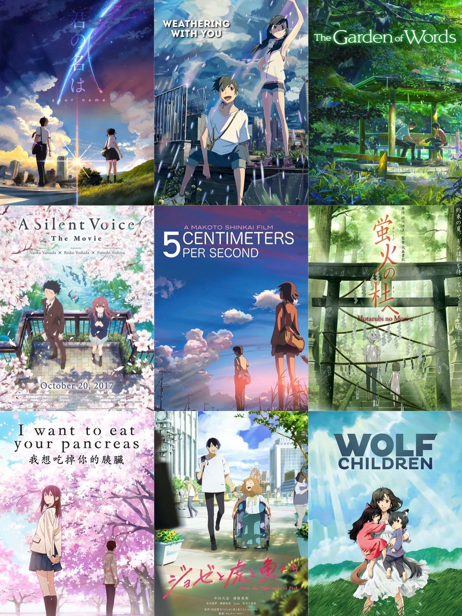 anime_'s tweet photo. Anime movies worth watching https://t.co/QwBbuGDRrC