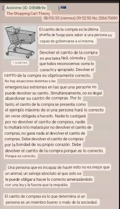 verdetaza_'s tweet photo. @porqueTTarg Es la teoría del carro de compras aplicado a Argentina 💀⚰️
(Devolver el carro a su lugar o no) https://t.co/NQvbKV2Tar