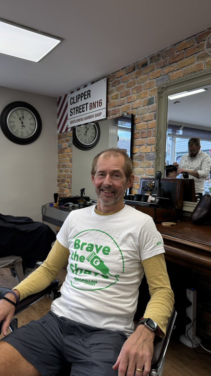 A true honour to support our customer Steve in his Brave The Shave today in aid of Macmillan Cancer Support.

Supporting this charity is close to our hearts and we are happy give back
Well done Steve you wear it well 🤙

#bravetheshave #macmillancancersupport #rustington
