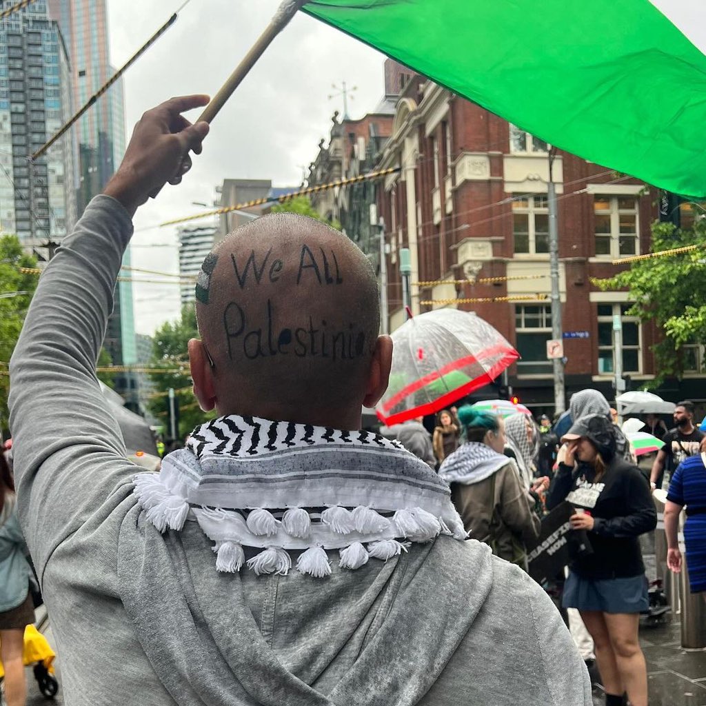 FalastineL's tweet photo. Photos from a massive march for Palestine that took place yesterday in Melbourne, Australia. 🇵🇸 https://t.co/ShguCj2lls
