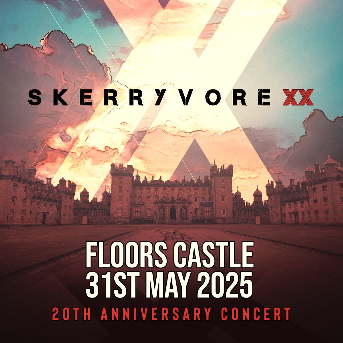 ❌❌ ON SALE NOW ❌❌
SKERRYVORE XX - 20th Anniversary Concert
Floors Castle, Kelso - 31st May 2025

Who's joining the party?!?

Tickets 👉 skerryvorexx.eventbrite.co.uk