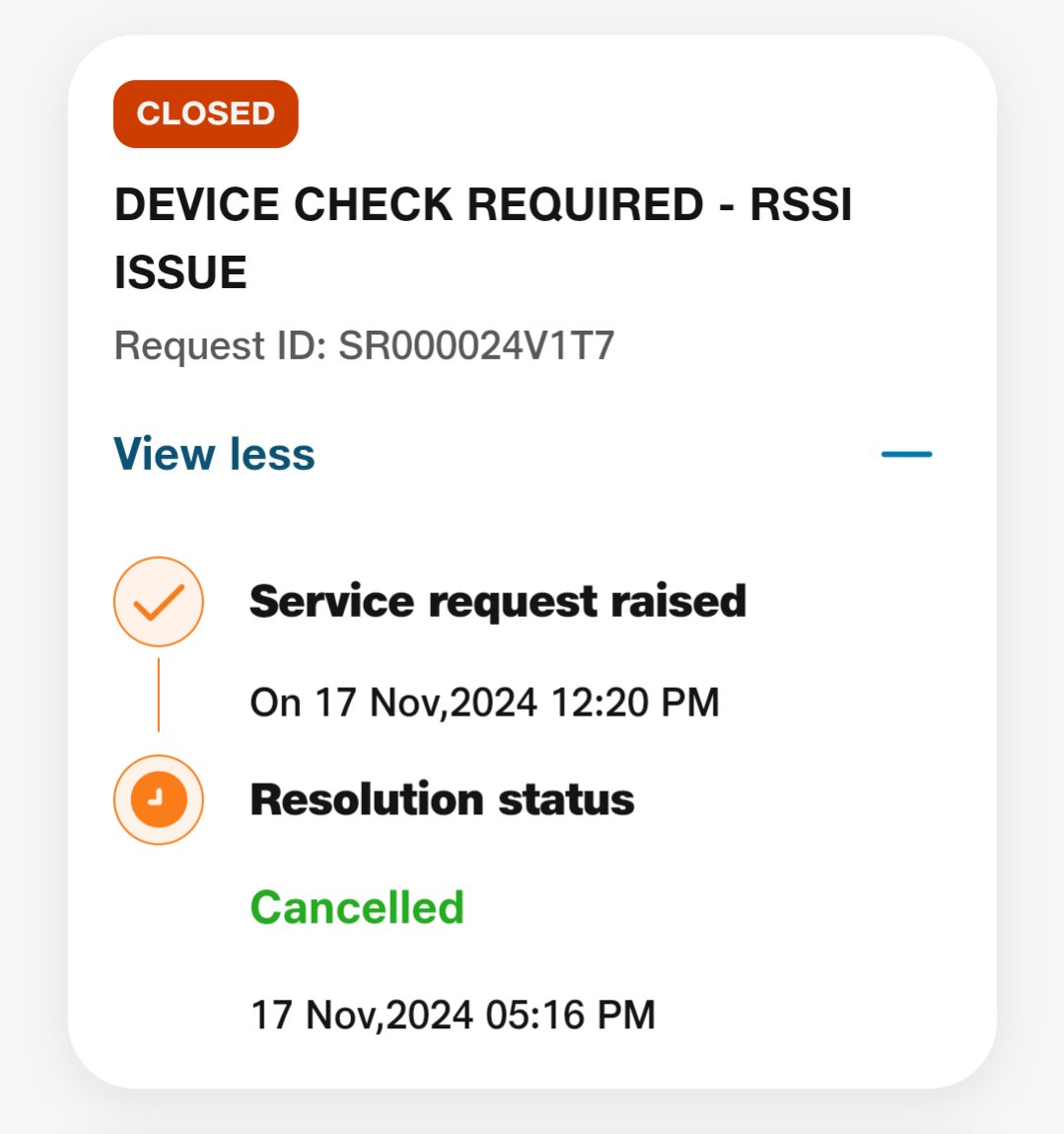 ArindamSeal1's tweet image. @JioCare closed without resolution! No technician visited my premises &amp;amp; internet issues persist. Request urgent escalation &amp;amp; assistance to resolve this issue ASAP. #UnresolvedIssue #PoorCustomerService #InternetDown"