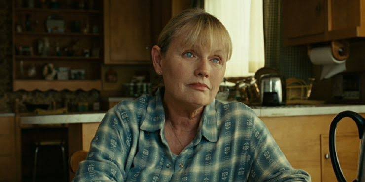 ATRightMovies's tweet photo. Tess Harper plays Ed Tom Bell’s wife, Loretta. Harper wore the same boots in this film as when she played Rosa Lee in Tender Mercies, a 1983 film based in Texas. Harper said she played Loretta as an older version of Rosa Lee.

16/38 https://t.co/Zpu5RtdbAx